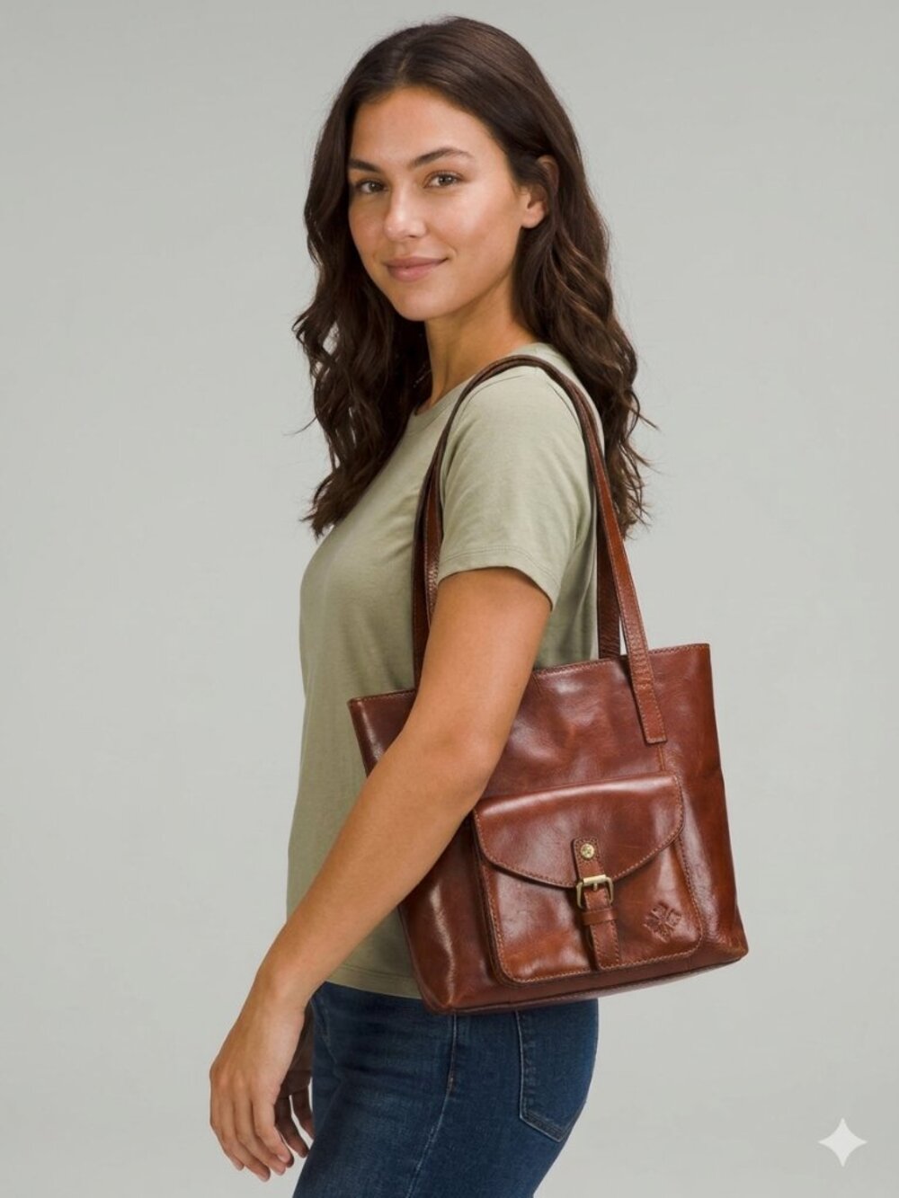 PATRICIA NASH 100% leather Banbury British Tote bag purse with dustbag